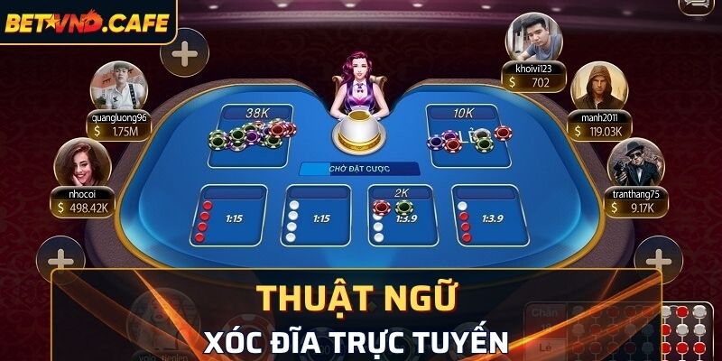 Có nhiều thuật ngữ cần nắm trong Xóc Đĩa